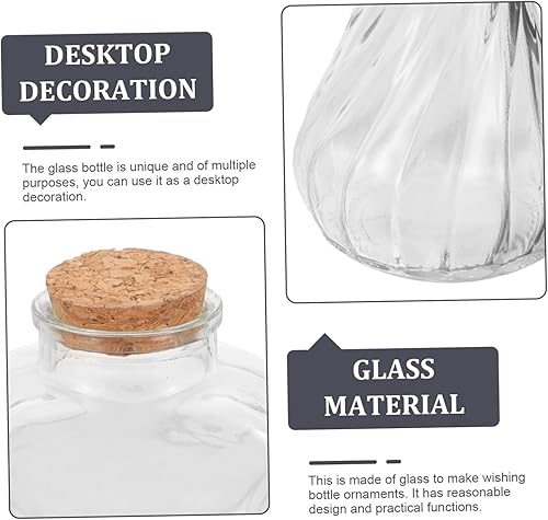 ABOOFAN Ensemble de Cérémonie de Sable de Mariage Bouteilles en Verre à La Dérive Finition Lisse pour L'artisanat - Nail Gallerys