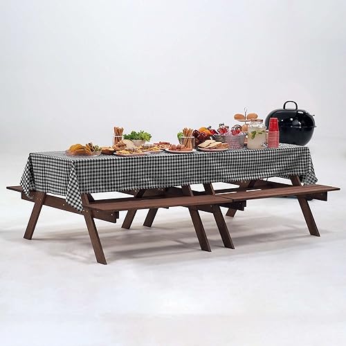 Lot de 4 nappes de Pique-Nique - Nappe à Carreaux Rouge et Blanc - Nappe en Plastique jetable pour fête - Nappe à Motif Vichy par Crystal Lemon - Nail Gallerys