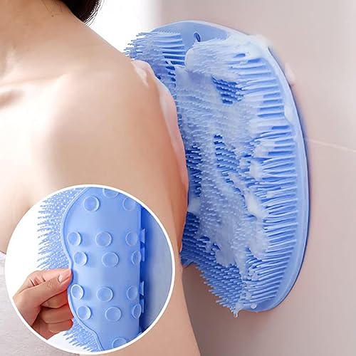 Époudeur du Pied - Tapis de Douche exfoliant, Coussin de Bain antidérapant | Laveuse à Pied Propre en Profondeur, améliore la Circulation, Spa de Salle de Bain Essentielle, Poils texturés - Nail Gallerys