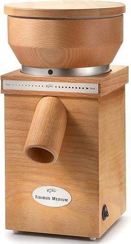 Komo Fidibus Moulin à Farine Medium 360 W Taux de broyage env. 100 g/Min blé Fin - Nail Gallerys