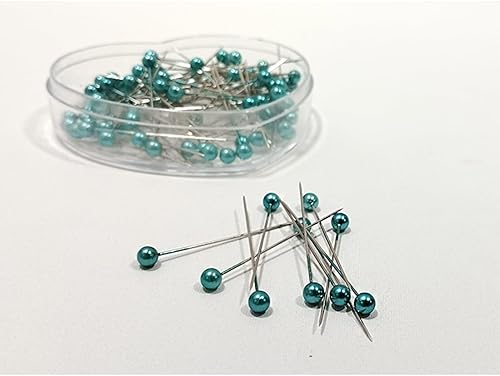 Lot de 2 boîtes d'épingles de Couture, épingles à tête Ronde, épingles avec tête de Boule colorée, épingles pour décoration, épingles pour nœuds, épingles pour Mariage, ( - Nail Gallerys