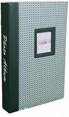 Lot de 3 albums photos Elements à pochettes 10x15 pour 300 photos Vert - Nail Gallerys