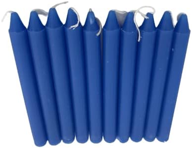 SHINE Lot de 10 Bougies colorées Anti-Goutte pour Moins de Prix – Disponible en Violet, Vert, Bleu, Rose, Orange, Blanc et Rouge (Orange) - Nail Gallerys