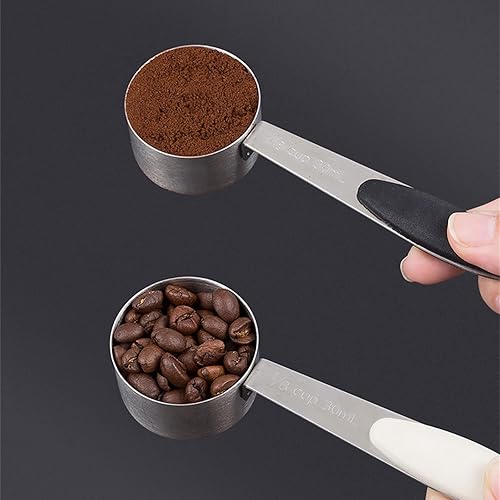 Cuillère à café en acier inoxydable - Cuillère à mesurer - 30 ml - Petite cuillère à soupe pour café, lait, poudre de fruits - Nail Gallerys