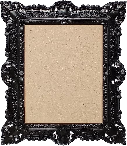 LIGUORO SHOP Cadre rectangulaire style baroque vénitien imitation vintage shabby chic 45 x 37 cm pour photo affiches imprimées (or) - Nail Gallerys