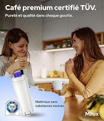 [6x] Filtre à eau pour Delonghi DLSC002 | Certifié TÜV | pour DLSC002, SER3017 & 5513292811 - y compris les versions des séries ECAM, ESAM, ETAM - Nail Gallerys