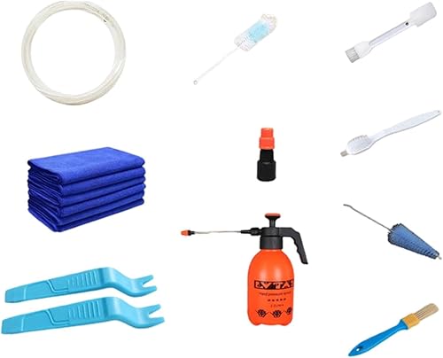 Couverture Nettoyage Climatiseur 12 Pièces, Kit Nettoyage Climatisation Split,Couvercle Climatisation AC Cleaner Professionnels Avec Tuyau D'eau, Pour Les Unités AC Murales - Nail Gallerys