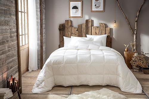 Abeil - Couette Somptueuse Tempérée - Enveloppe Microfibre Douce - Garnissage 300g/m² - Lavable en Machine - Certifiée Oeko-Tex - 140 x 200 cm - Nail Gallerys