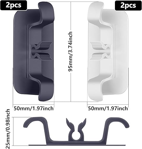 VABNEER 4pcs Organisateurs de Cordons pour Mélangeur de Cuisine, Enrouleur de Fil pour Appareils de Cuisine,Compatible avec Mélangeur, Friteuse à air, Grille-Pain, Petits Appareils Ménagers - Nail Gallerys