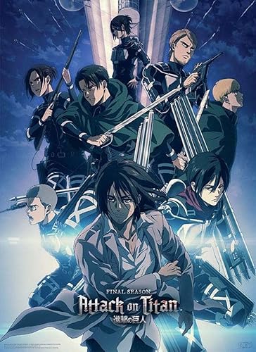 GB EYE - ATTACK ON TITAN Poster Saison 4 Groupe (52x38cm) - Nail Gallerys