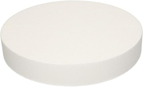 FunCakes Cake Dummy Round: Cake decorating, Reusable dummy, Make the perfect round dummy, Ø30 cm x 5 cm - Nail Gallerys