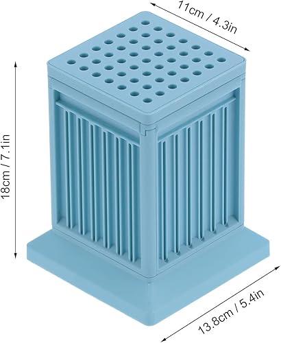 Boîte à brochettes à viande - 49 trous - Pour la fabrication de kebab - Machine à viande - Pour la fabrication de cabobs végétaux - Pour pique-nique en plein air - Nail Gallerys