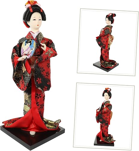 Didiseaon Ornements De Poupée Geisha Dessus De Bureau Figurine De Geisha Japonaise Poupée Geisha De Collection Décorations De Fête Japonaises Maison Japonaise Liège Fille Ménage Résine - Nail Gallerys