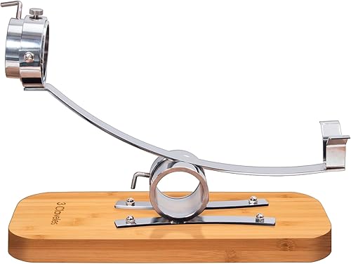 Support à jambon pivotant professionnel avec tête rotative en acier inoxydable (3C bambou) - Nail Gallerys