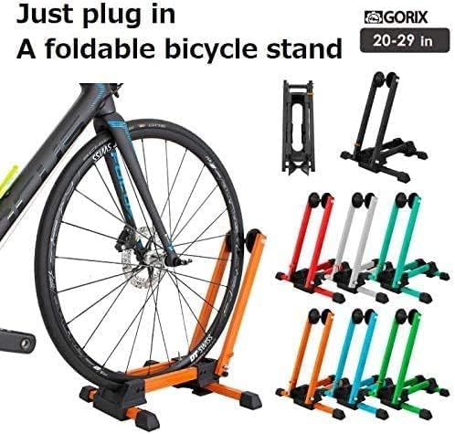 GORIX Support de vélo pour vélo de route en forme de L d'intérieur 20 à 29 pouces (KW-30 (édition mondiale))(Noir) - Nail Gallerys