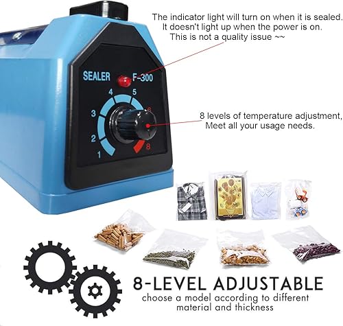 Nestling® 300mm Machine à Sceller Étanchéité Électrique à Pression Manuel De Nourriture Impulse Scelleuse Thermique, scelleuse de sacs en plastique, Etanchéité rapide - Nail Gallerys