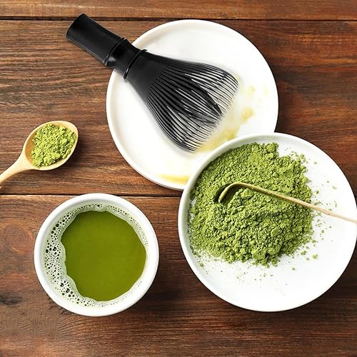 Fouet manuel pour thé matcha, fouet réutilisable pour thé matcha, poudre de thé vert, fouet mélangeur pour mélanger le matcha pour les amateurs d'art du thé - Nail Gallerys