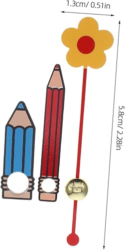 KONTONTY Lot De 10 Aiguilles D'Horloge En Métal Accessoires Décoratifs Aiguilles De Rechange Aiguilles Rondes Élégantes Surdimensionnées Pour Pièces D'Horloge Accessoires En - Nail Gallerys