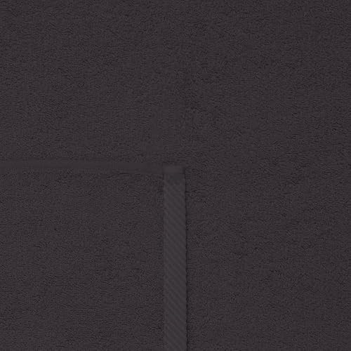 Top Towel - Plus - Lot de 2 Serviettes de Toilette - Serviettes de Bain - 100% Coton - 400 g/m² - Dimensions 100 x 50 cm - Noir - Nail Gallerys