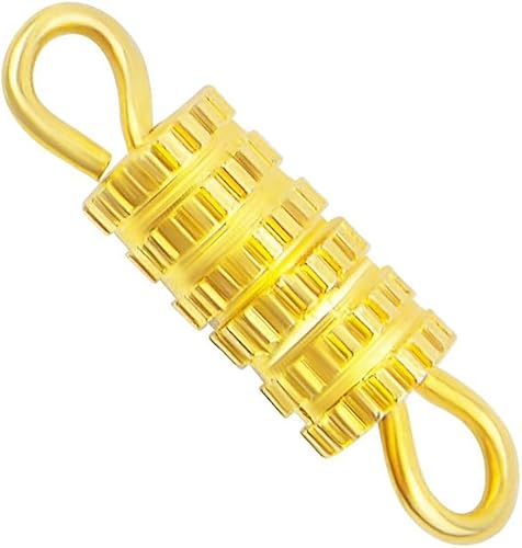 Alnicov 80 pièces fermoirs à vis Baril, Utilisation pour l'artisanat, la Fabrication et la réparation de Bijoux, connecteur idéal pour Les Colliers, Bracelets, Bracelets de Cheville DIY - Nail Gallerys