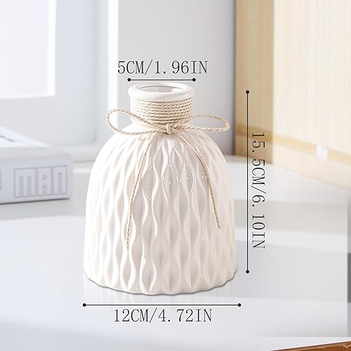 SilverChry Vase Fleur en Ceramique– Vase Décoratif en Céramique avec Motif de Gouttes d'eau, Style Nordique Moderne, pour Décoration de Table, Mariage, Pendaison de Crémaillère - Nail Gallerys