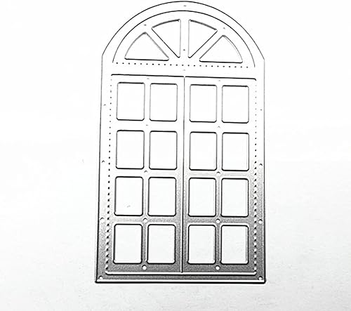 Matrices de découpe en métal pour fenêtre - caoxhenr - Pochoirs de découpe pour travaux manuels, fabrication de cartes, scrapbooking, bricolage, gabarits, gaufrage, décoration - Nail Gallerys