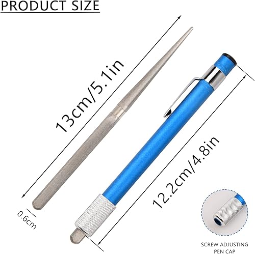Affuteur de Couteaux, Aiguiseur de Couteaux Portatif Stylo Couteau Aiguiseur Poche Diamant Sharpener, Aiguiseur de Couteaux Multifonctionnel pour Cuisine Camping Pêche - Nail Gallerys