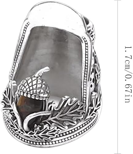 Mimoqk Thimbles for Hand Quilting, Metal Finger Guard, Sewing Tool Accessory, Comfortable Protective Cover for Knitting, Needlework, Embroidery, Crafting Projects - Nail Gallerys