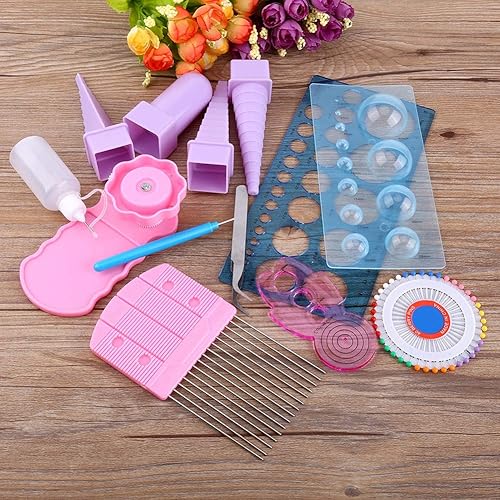 Outils de quilling Papier Quilling Kit Outils Accessoires Ensemble et fournitures Conception de bricolage Dessin Outil de bricolage Handcraft Materials Handcraft Materials - Nail Gallerys