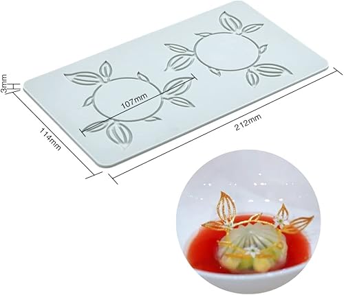 Moules en silicone pour la cuisson de moules Anneau circulaire en forme creux 3D, tapis dentelle moules à chocolat, moules en argile polymère antiadhésifs pour la pâtisserie, le savon - Nail Gallerys