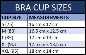 MNJ-TRIMMINGS Sew in Bra Cups, Push Up Cups, Beige Colour - Nail Gallerys