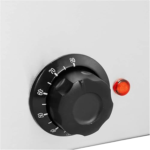 Royal Catering RCBM_GN1/1 Bain-marie Chauffe-plat Bain-marie professionnel 600 W GN 1/1 Sans Bac Robinet De Vidange - Nail Gallerys