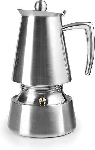 Lacor 62076 Cafetière Spresso, Inox, Acier Inoxydable - Nail Gallerys