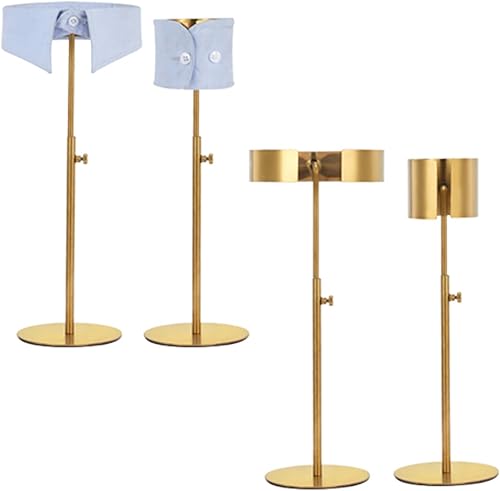 XPLKQXE Présentoir De Manchette De Magasin De Costumes, Support D'affichage De Manchette en Métal, Hauteur Réglable Support De Brassard (Couleur : Gold-B) - Nail Gallerys