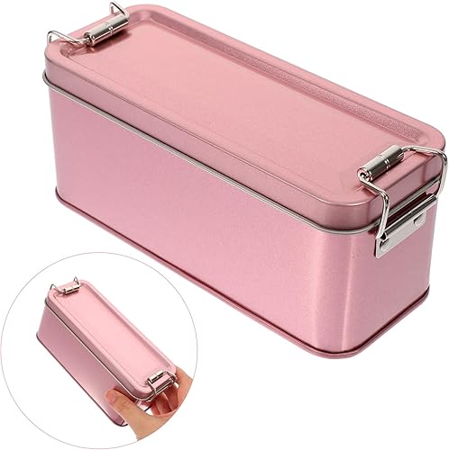 Healeved BoîTe De Rangement Vintage En Fer Blanc Rose Gold Pour Biscuits Et Bonbons IdéAle Pour Mariages Et ÉVéNements SpéCiaux - Nail Gallerys