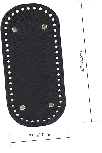 Angoily Base Pu Pour Sac Cuir Oval Accessoire De Couture Diy Pour Femme Protection Et Décoration De Sac Rouge - Nail Gallerys