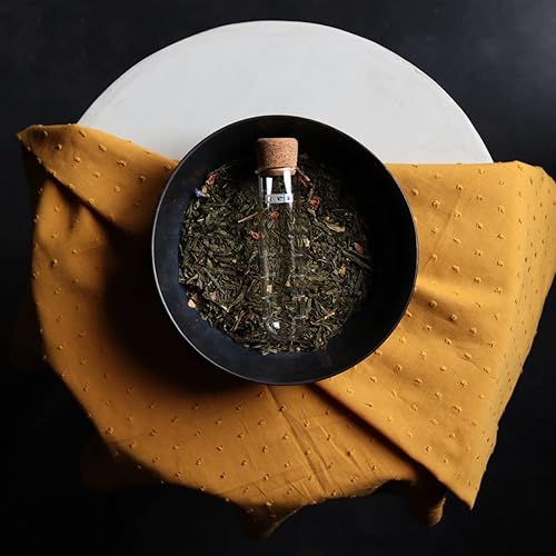 OGO LIVING - Infuseur à thé Ycare - 7912048 - Idéal pour le thé et la tisane - Infuseur à thé en verre borosilicate et bouchon en liège - Nail Gallerys