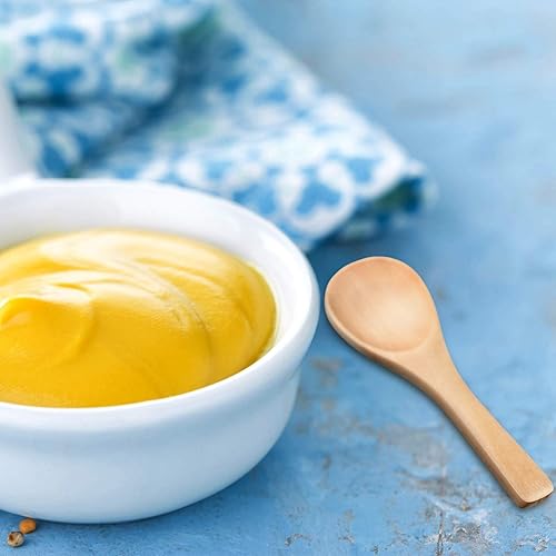 Puooifrty 30 PièCes Petites CuillèRes en Bois Mini CuillèRes en Bois de DéGustation Condiments à Sel pour Cuisine Assaisonnement Café Thé Sucre (Couleur Bois Naturel) - Nail Gallerys