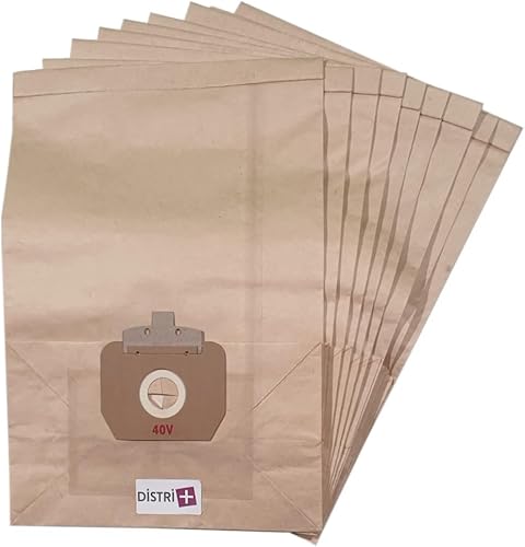 Distri+ - Sac aspirateur Taski Bora 12, Vacumat 12, Vento 15 - Cleanfix SW20, SW21. - La pochette de 10 sacs papier - Nail Gallerys