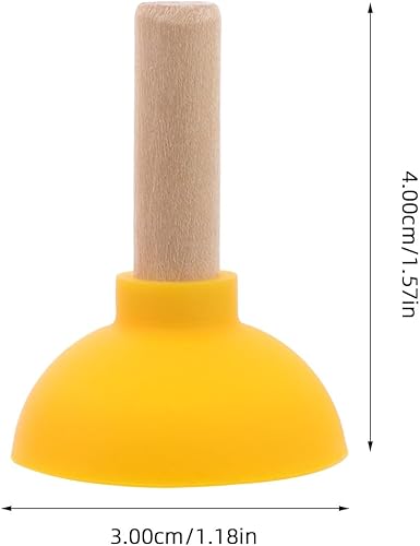 HEMOTON Lot de 10 mini ventouses décoratives - Mini ventouses - Accessoires mignons pour toilettes - Pompon de baignoire - Unique - Pour toilettes - Nail Gallerys