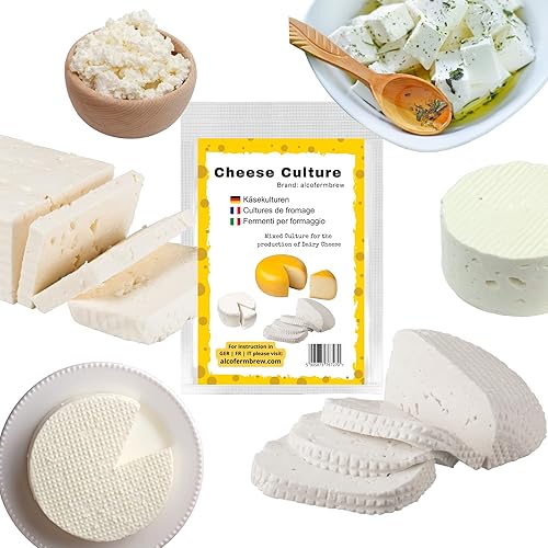 AlcoFermBrew Culture pour Fromage - Ferment Lactique, Les bactéries de Fromage (Culture du Fromage - Tout Usage) - Nail Gallerys