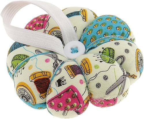 U-K Coussin à épingles portable en Métal, Style Traditionnel, Multicolore, Poignet de Citrouille, Artisanat de Couture de Bricolage, Meilleur Choix - Nail Gallerys