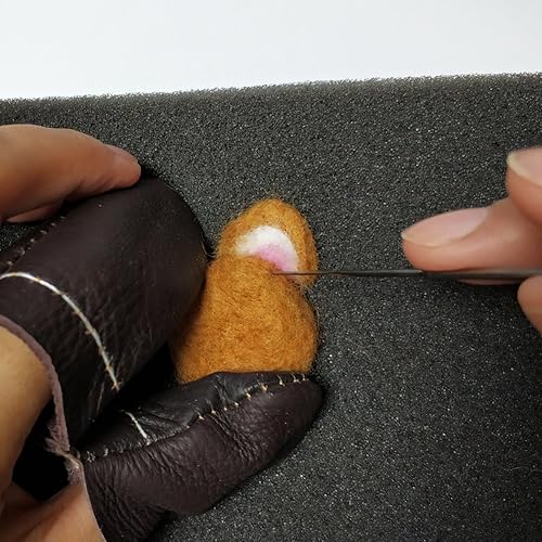 Artec360 Paquet de 4 Tapis de feutrage à Aiguilles pour kit de feutrage à Aiguilles Feutrage kit Noir, Haute densité (10x10x3cm) - Nail Gallerys