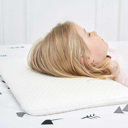 SIKAINI Oreiller Plat en Mousse à mémoire de Forme pour Enfants (3 à 8 Ans) - Nail Gallerys