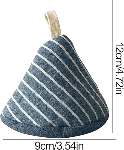Couvercle de casserole isolé par la chaleur, protecteur de bouton de casserole isolé, manche triangulaire en coton, housse de poêle en fer pour cocotte et émail, 12 x 9 cm, 15 léger - Nail Gallerys