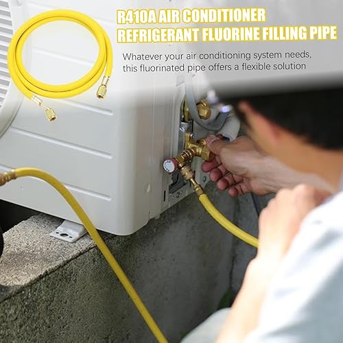Rurunklee Tuyau de remplissage de réfrigérant – 152,4 cm en caoutchouc rempli de, tuyau de charge de climatisation, tube de recharge de réfrigérant, tuyau de recharge de réfrigérant, - Nail Gallerys