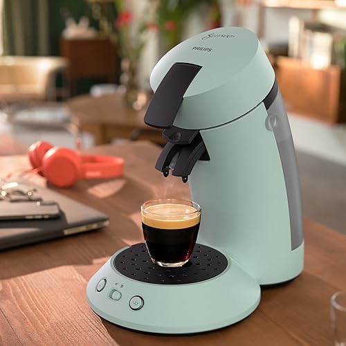 Philips Senseo Original Plus CSA210/20 Machine à café à dosettes (sélection de la puissance du café, technologie Coffee Boost, en plastique recyclé), menthe - Nail Gallerys