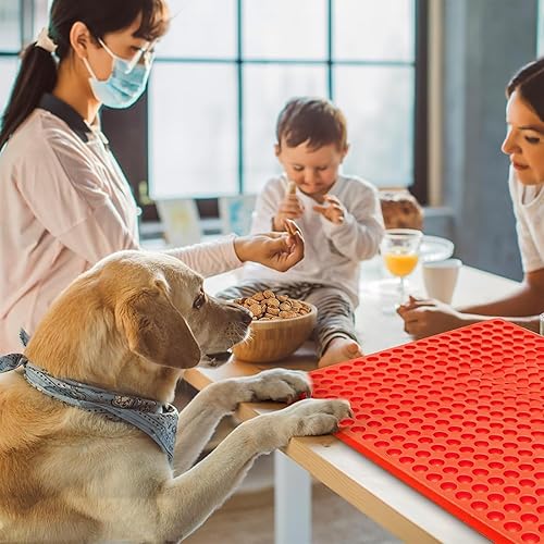Tapis de cuisson en silicone 468 trous, 1,2 cm, pour biscuits pour chien, avec 4 spatules à pâte et 1 brosse - Nail Gallerys