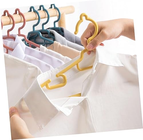 Cabilock 10pièces Cintres Plastique Antidérapants Lot de Cintres pour Vêtements Couleur Bleu Accessoires De Rangement pour Maison Boutique Et Laverie - Nail Gallerys