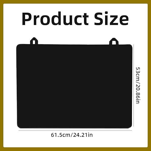 Houkary Protege Couvre Plaque de Cuisson, Tapis pour Plaques à Induction 62x53cm, Couverture de Table de Cuisson Électrique, Tapis de Protection pour Plaques à Induction (Noir) - Nail Gallerys